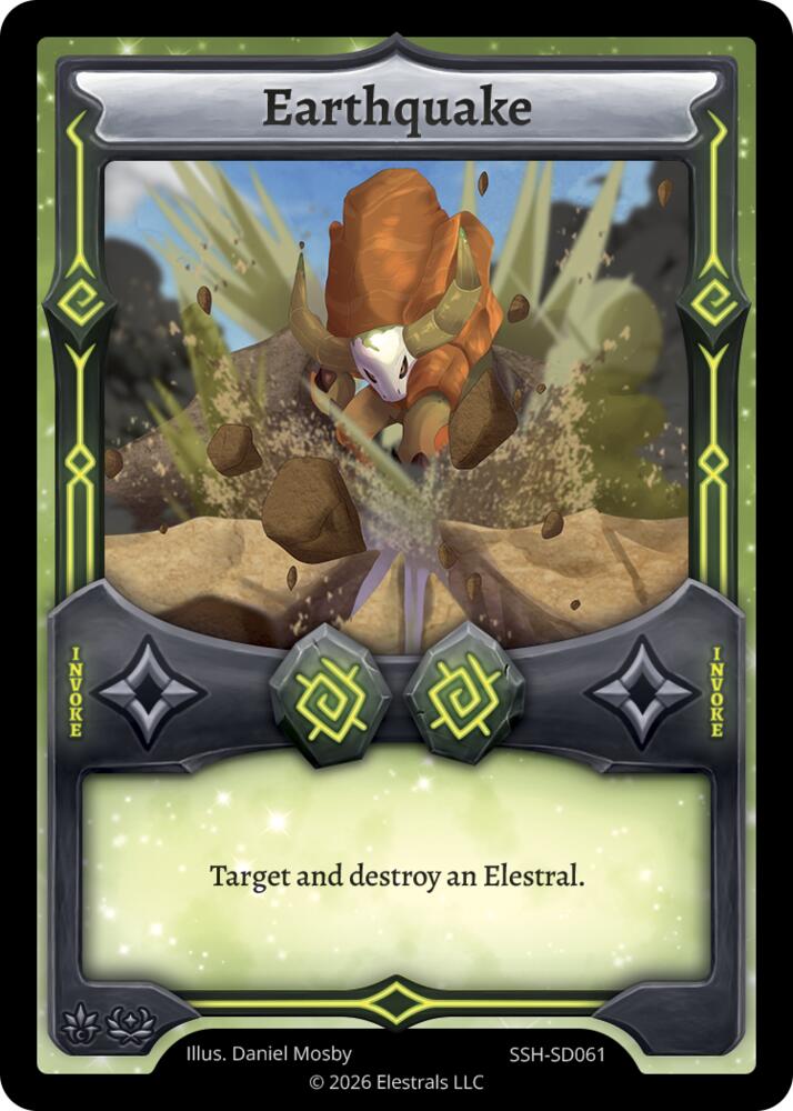 Earthquake, Divine Champions: Snowshade Starter Decks SSH-SD061