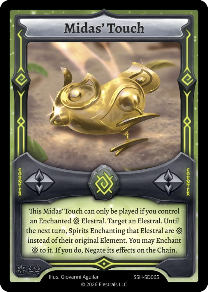 Midas' Touch, Divine Champions: Snowshade Starter Decks SSH-SD065