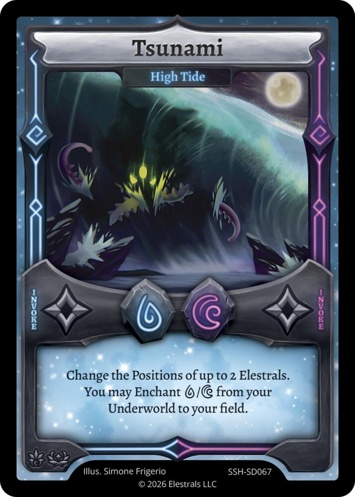 Tsunami - High Tide, Divine Champions: Snowshade Starter Decks SSH-SD067
