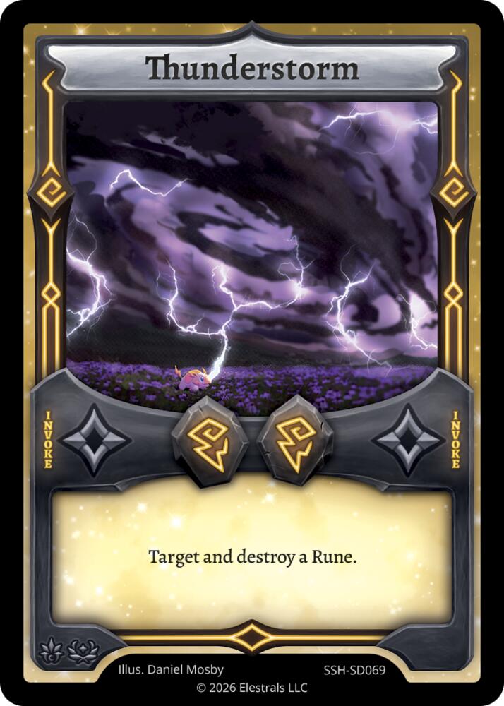 Thunderstorm, Divine Champions: Snowshade Starter Decks SSH-SD069