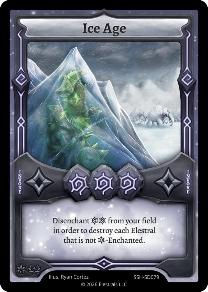 Ice Age, Divine Champions: Snowshade Starter Decks SSH-SD079