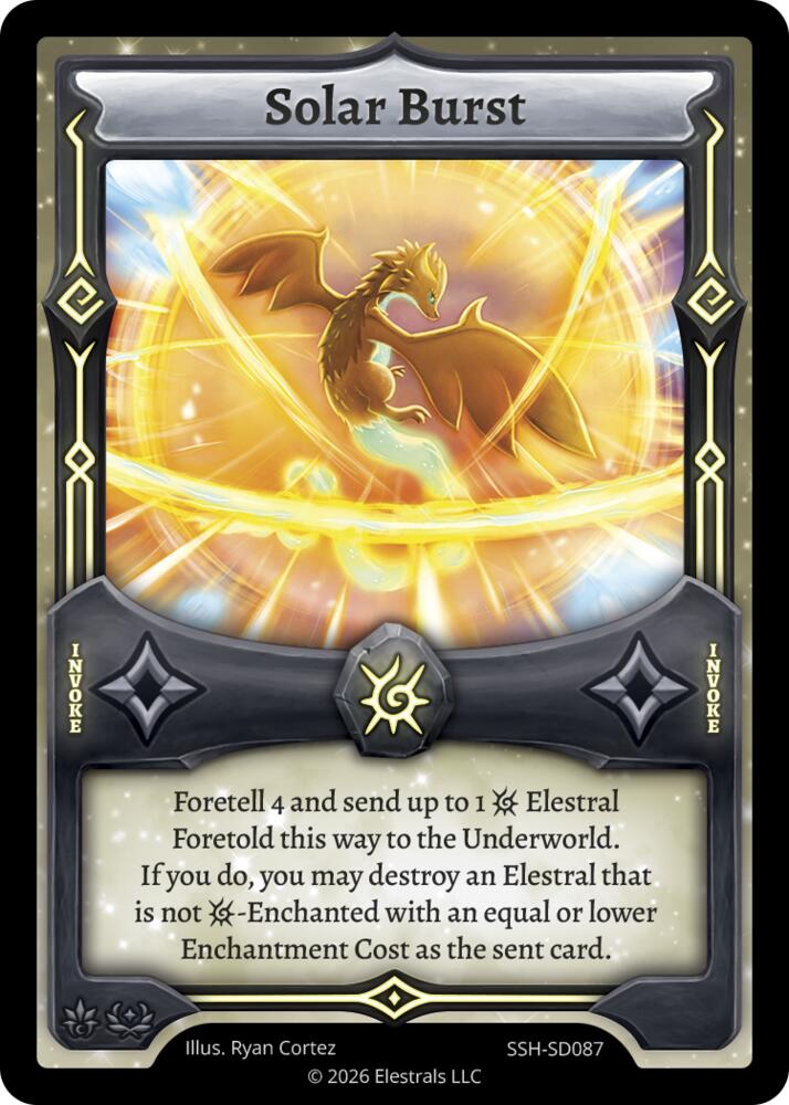 Solar Burst, Divine Champions: Snowshade Starter Decks SSH-SD087