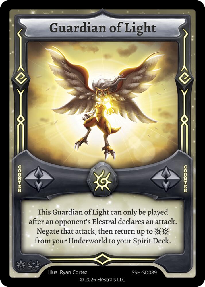 Guardian of Light, Divine Champions: Snowshade Starter Decks SSH-SD089