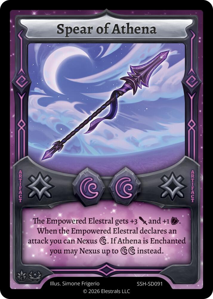Spear of Athena, Divine Champions: Snowshade Starter Decks SSH-SD091