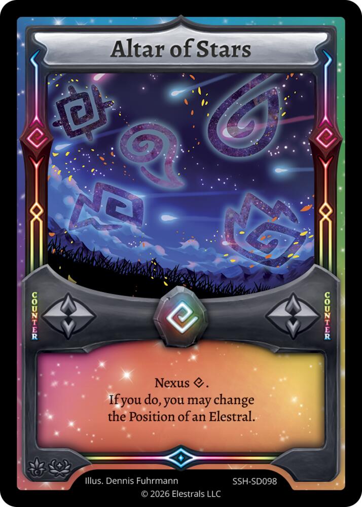 Altar of Stars, Divine Champions: Snowshade Starter Decks SSH-SD098