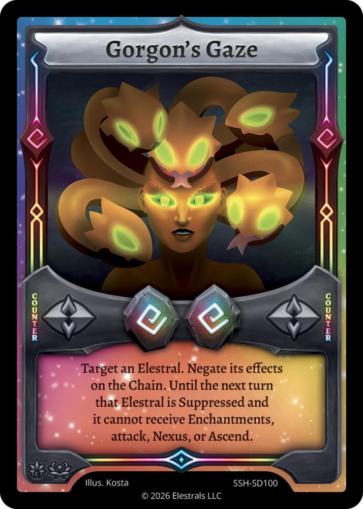 Gorgon's Gaze, Divine Champions: Snowshade Starter Decks SSH-SD100
