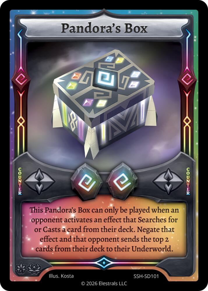 Pandora's Box, Divine Champions: Snowshade Starter Decks SSH-SD101
