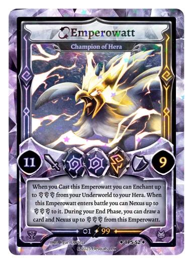 Emperowatt - Champion of Hera (Serialized), Organized Play Series 5 #721316