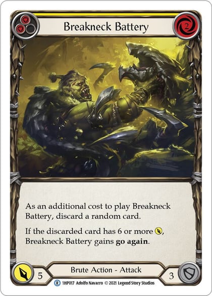 Breakneck Battery (Yellow), History Pack Vol.1 1HP017