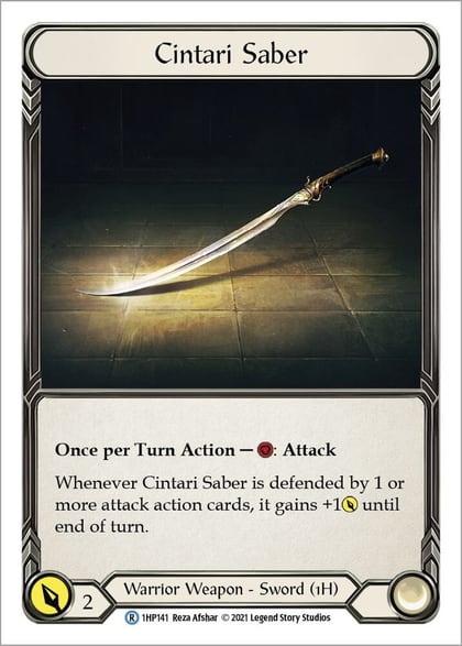 Cintari Saber (1HP141), History Pack Vol.1 1HP141