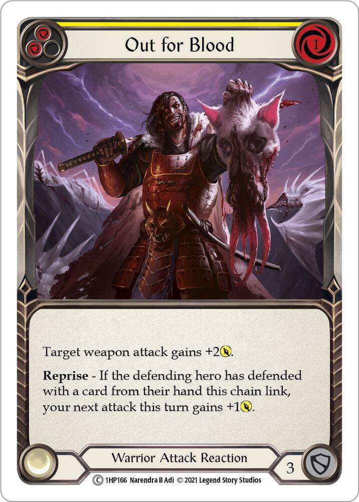 Out for Blood (Yellow), History Pack Vol.1 1HP166