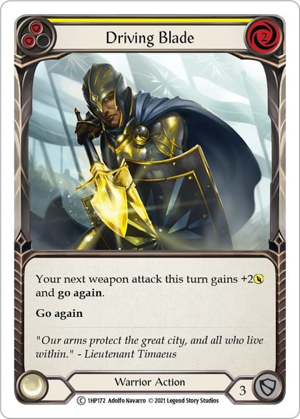 Driving Blade (Yellow), History Pack Vol.1 1HP172