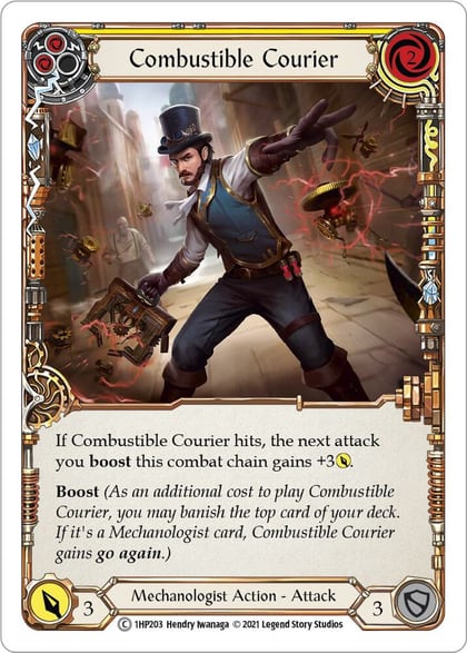 Combustible Courier (Yellow), History Pack Vol.1 1HP203