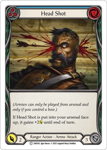 Head Shot (Blue), History Pack Vol.1 1HP242