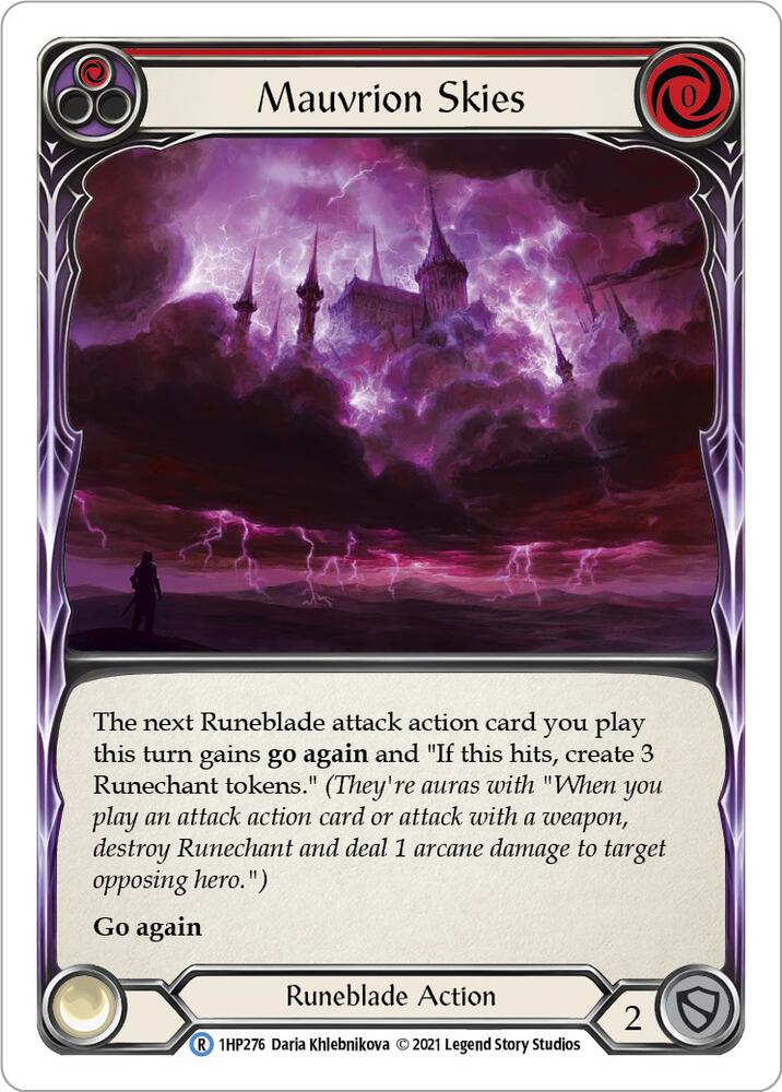 Mauvrion Skies (Red), History Pack Vol.1 1HP276