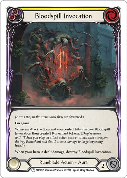 Bloodspill Invocation (Yellow), History Pack Vol.1 1HP292