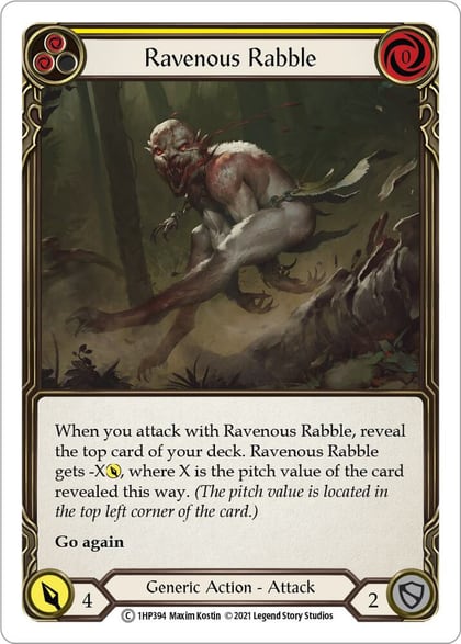 Ravenous Rabble (Yellow), History Pack Vol.1 1HP394