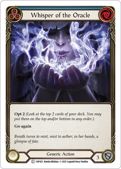 Whisper of the Oracle (Blue), History Pack Vol.1 1HP425