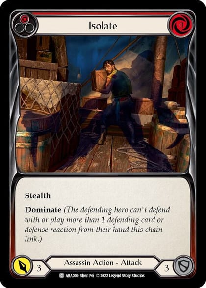 Isolate (Red), Blitz Deck: Outsiders - Arakni ARA009