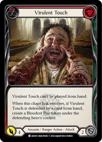 Virulent Touch (Red), Blitz Deck: Outsiders - Arakni ARA014