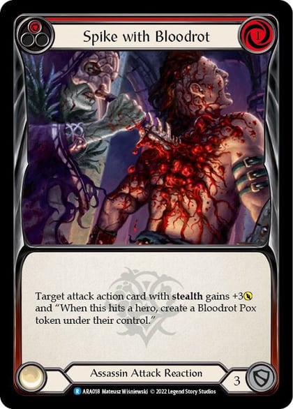Spike with Bloodrot, Blitz Deck: Outsiders - Arakni ARA018