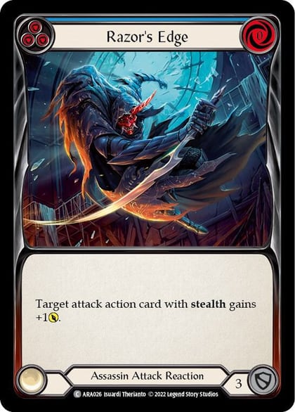 Razor's Edge (Blue), Blitz Deck: Outsiders - Arakni ARA026