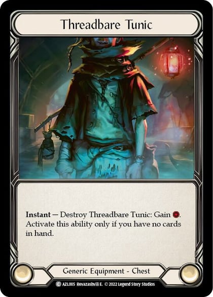Threadbare Tunic, Blitz Deck: Outsiders - Azalea AZL005