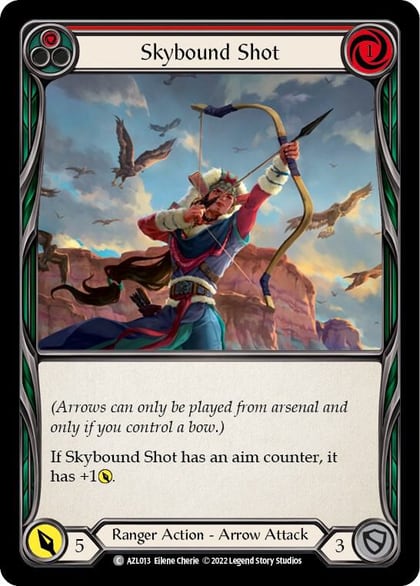 Skybound Shot (Red), Blitz Deck: Outsiders - Azalea AZL013