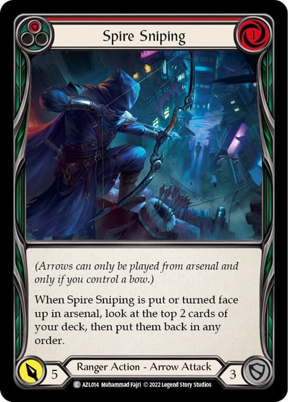 Spire Sniping (Red), Blitz Deck: Outsiders - Azalea AZL014