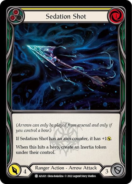 Sedation Shot (Yellow), Blitz Deck: Outsiders - Azalea AZL021