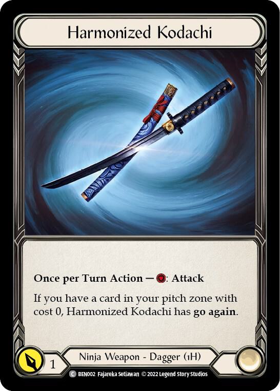 Harmonized Kodachi, Blitz Deck: Outsiders - Benji BEN002