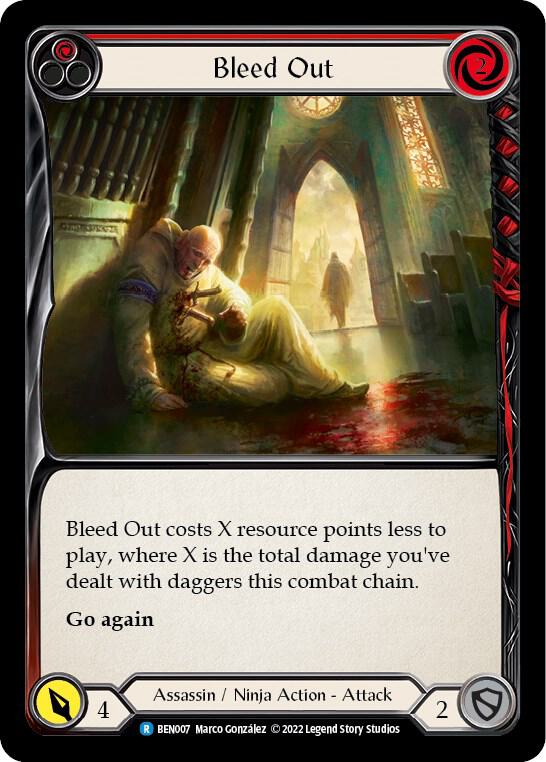 Bleed Out (Red), Blitz Deck: Outsiders - Benji BEN007