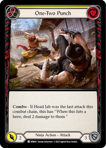 One-Two Punch (Yellow), Blitz Deck: Outsiders - Benji BEN016