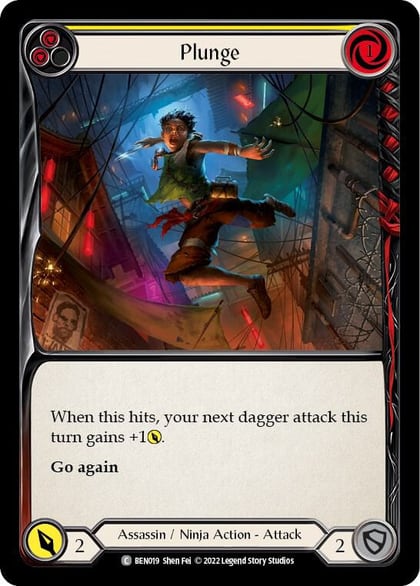 Plunge (Yellow), Blitz Deck: Outsiders - Benji BEN019