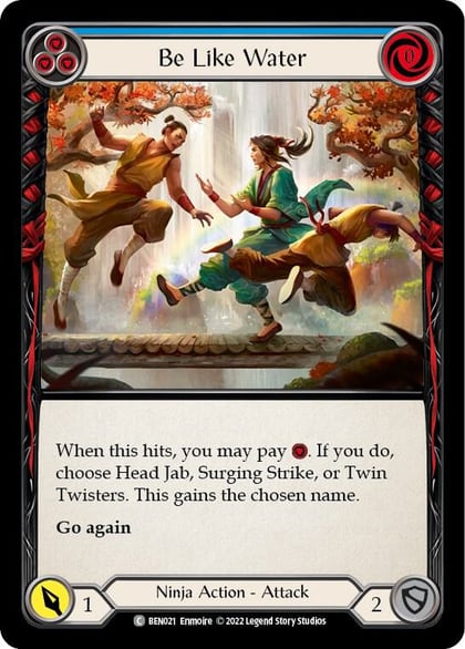 Be Like Water (Blue), Blitz Deck: Outsiders - Benji BEN021