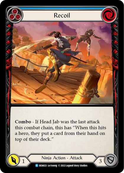 Recoil (Blue), Blitz Deck: Outsiders - Benji BEN023