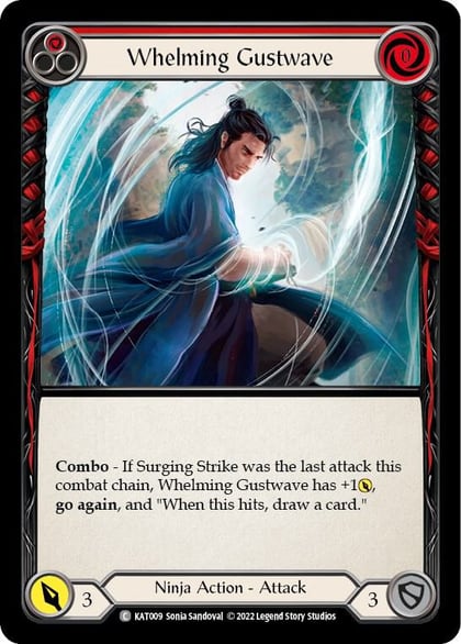 Whelming Gustwave (Red), Blitz Deck: Outsiders - Katsu KAT009
