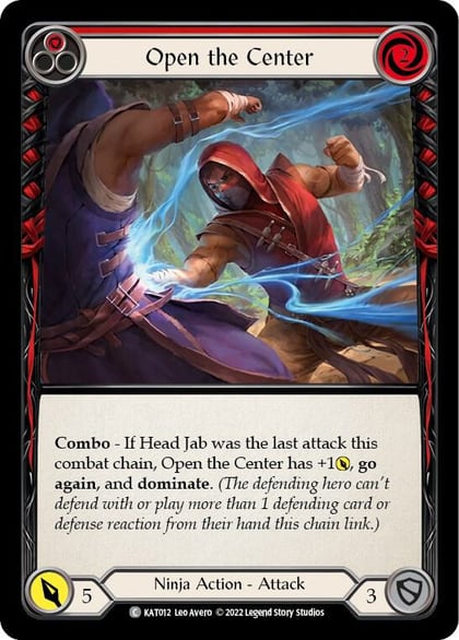 Open the Center (Red), Blitz Deck: Outsiders - Katsu KAT012