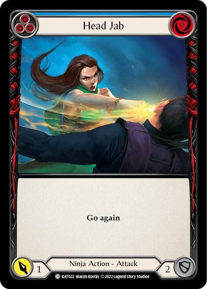 Head Jab (Blue), Blitz Deck: Outsiders - Katsu KAT022