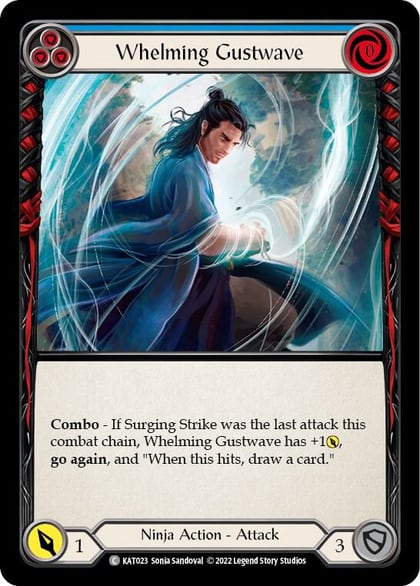 Whelming Gustwave (Blue), Blitz Deck: Outsiders - Katsu KAT023