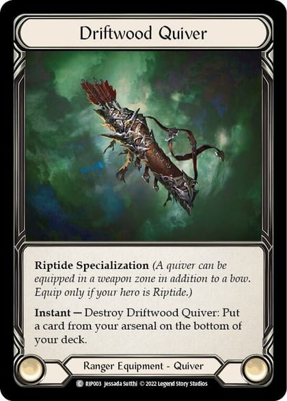 Driftwood Quiver, Blitz Deck: Outsiders - Riptide RIP003