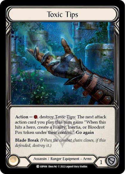 Toxic Tips, Blitz Deck: Outsiders - Riptide RIP006