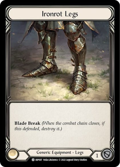 Ironrot Legs, Blitz Deck: Outsiders - Riptide RIP007