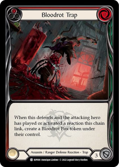 Bloodrot Trap (Red), Blitz Deck: Outsiders - Riptide RIP008