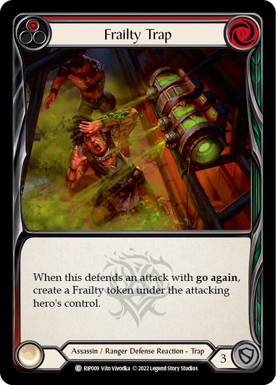 Frailty Trap (Red), Blitz Deck: Outsiders - Riptide RIP009