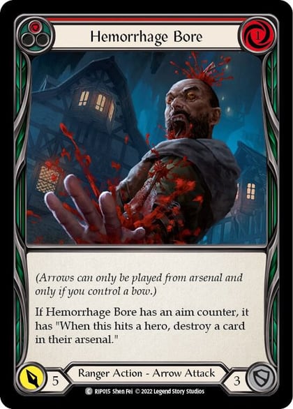 Hemorrhage Bore (Red), Blitz Deck: Outsiders - Riptide RIP015