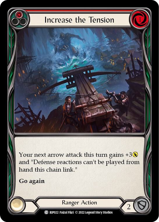 Increase the Tension (Red), Blitz Deck: Outsiders - Riptide RIP022