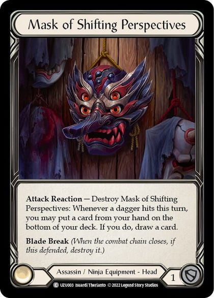 Mask of Shifting Perspectives, Blitz Deck: Outsiders - Uzuri UZU003