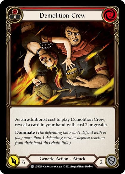 Demolition Crew (Red), Blitz Deck: Outsiders - Uzuri UZU010