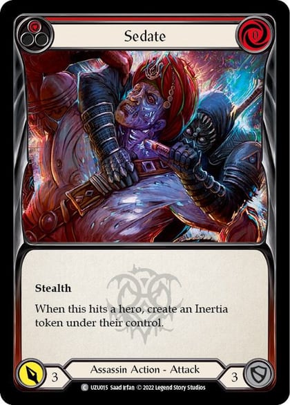 Sedate (Red), Blitz Deck: Outsiders - Uzuri UZU015